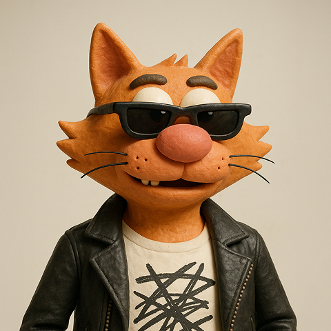 Max — energetic rockstar storyteller, Mad Fluent AI character