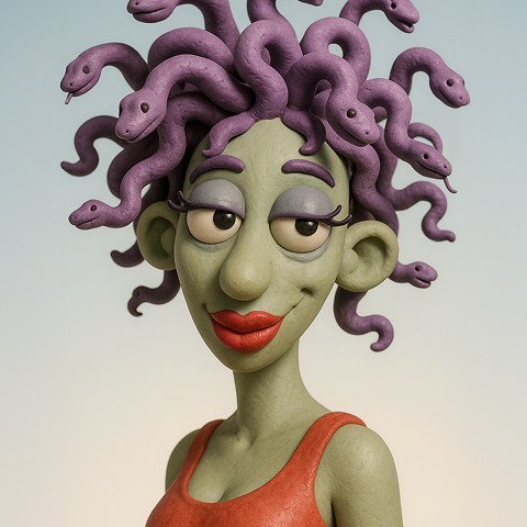 Pandora — mysterious alien fortune-teller, Mad Fluent AI character